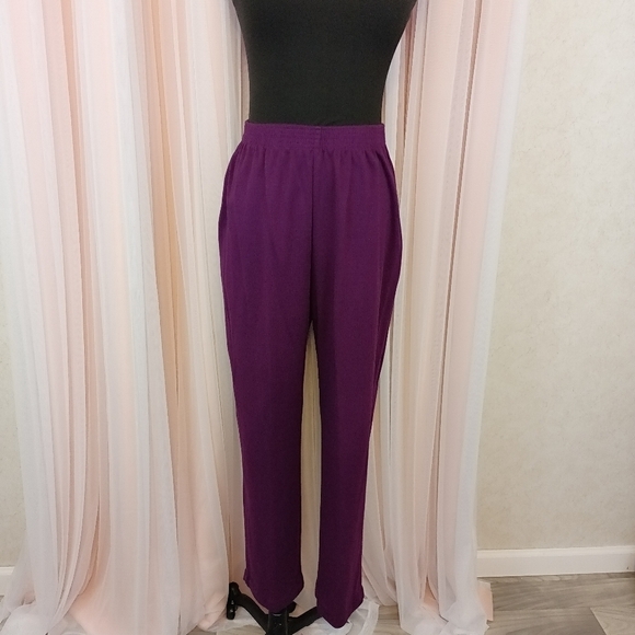 Vintage 80s Gepetto Women's Purple Track Suit size Medium - Picture 7 of 10